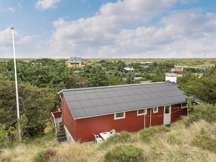 Ferieudlejning for 6 personer, med Terrasse i Vejers Strand
