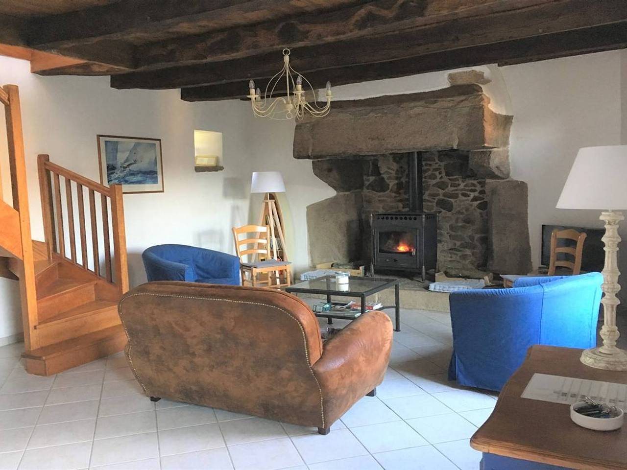 Maison bretonne rénovée, grand jardin, Wifi, à 5 min des plages et commerces in Trébeurden, Côte de Granit Rose