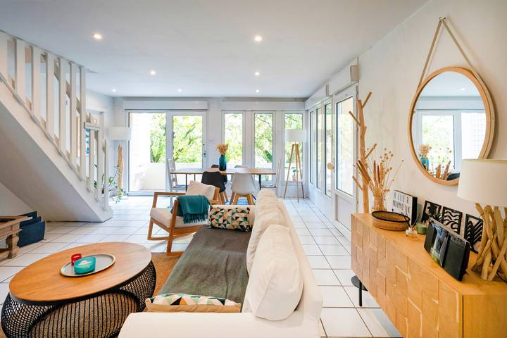 Location de vacances pour 8 personnes, avec balcon et jardin à Capbreton - 3