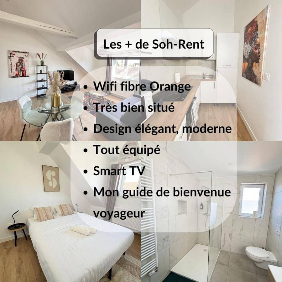Appartement entier, Soh Rent Appartment 3 Schiltigheim Tv Wifi in Schiltigheim, Région de Strasbourg