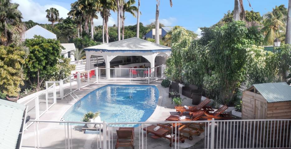 Villa pour 16 personnes, avec piscine et balcon en Guadeloupe - 2