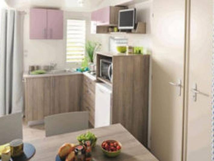 Mobil home pour 5 personnes, avec terrasse et piscine à Villecroze - 4