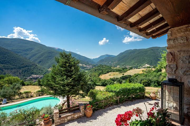 Appartamento vacanze per 3 persone, con Giardino in Umbria