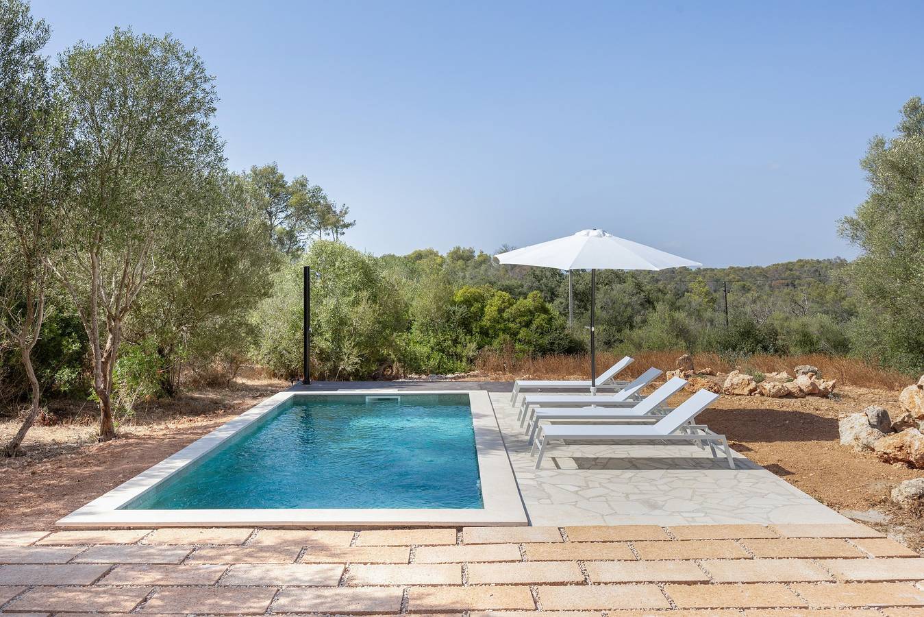 Villa Biniali avec piscine privée et deux chambres in Costitx, Majorque l'intérieur des terres