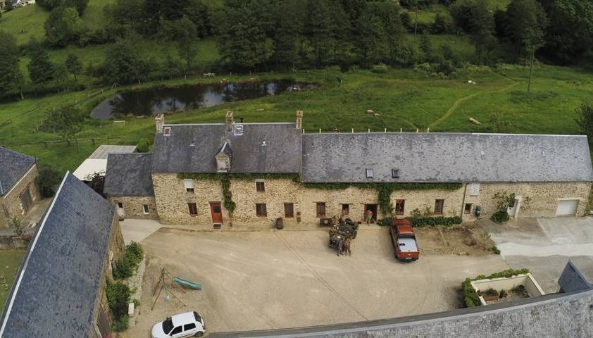 Maison de vacances pour 10 personnes, avec jardin et vue sur le lac dans Basse-Normandie