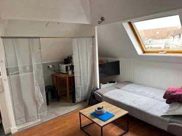 Gîte pour 2 personnes, avec terrasse et vue à Ouistreham