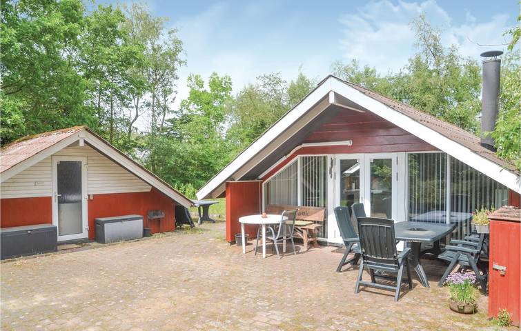 Ferienhaus für 6 Personen, mit Terrasse in Kvie Sø