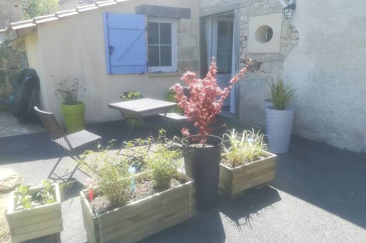 Ferienhaus für 2 Personen, mit Terrasse
