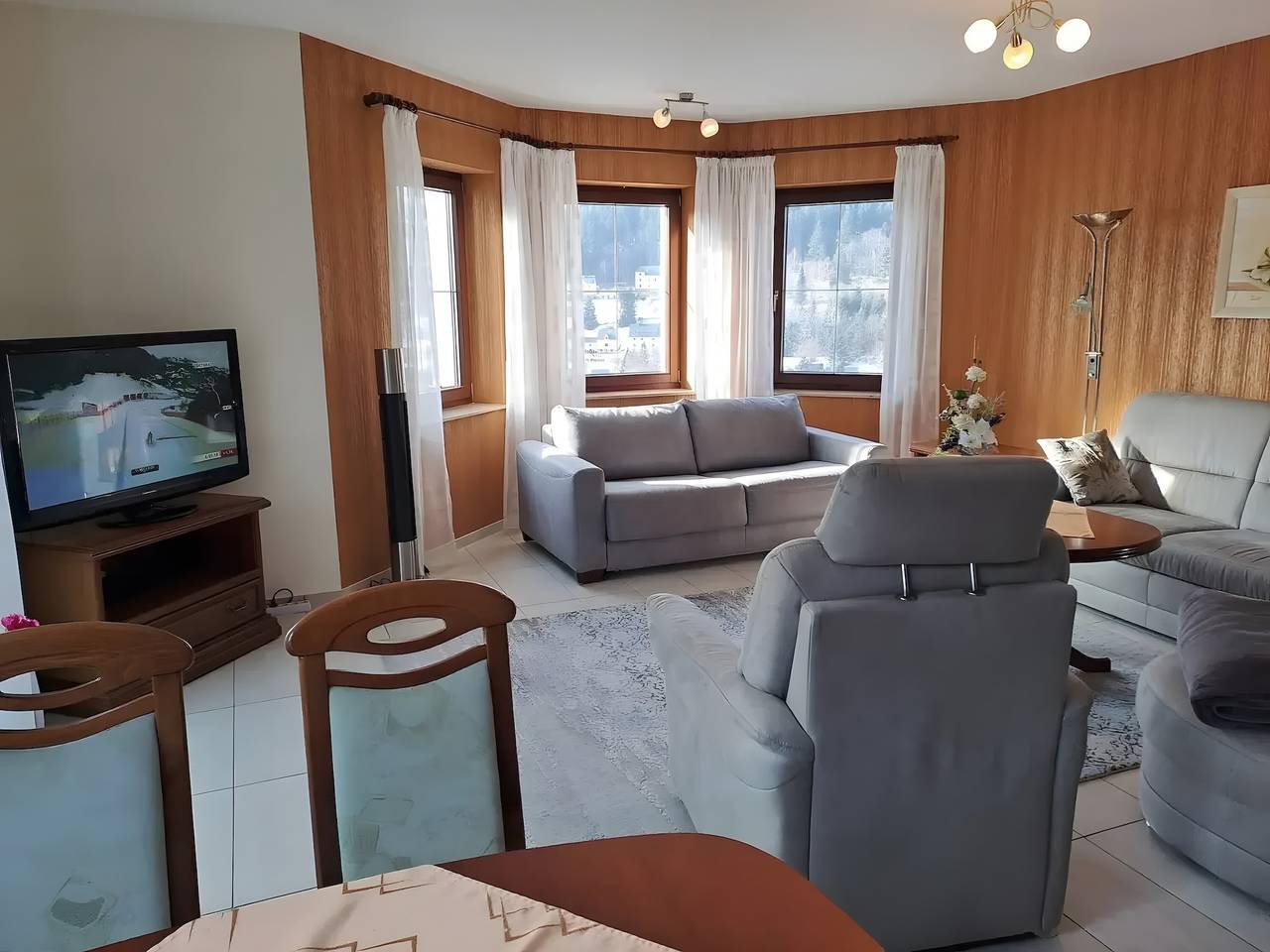 Ganze Wohnung, Ferienhaus Bergblick-Zweiraum-Ferienwohnung mittlere Etage in Pobershau, Marienberg