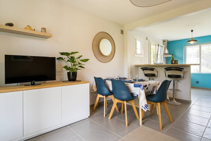 Appartement de vacances pour 4 personnes, avec jardin