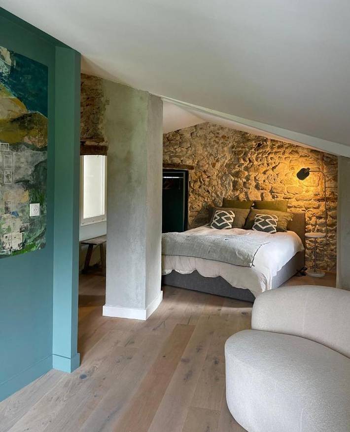 Location de vacances pour 2 personnes, avec piscine et vue ainsi que jardin et terrasse à Vinsobres - 2