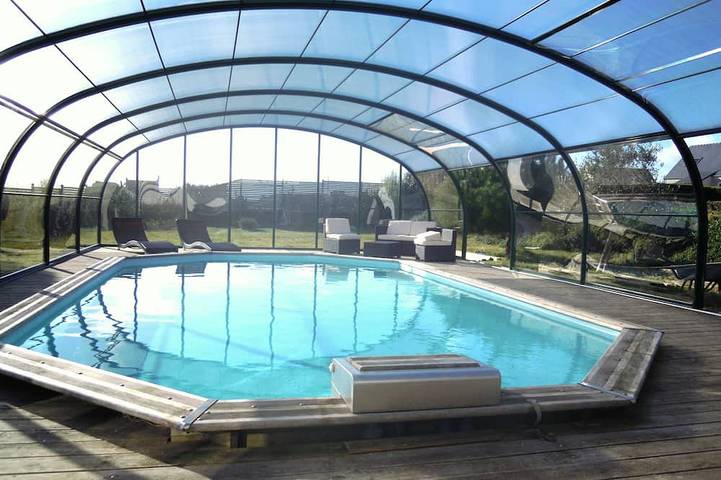 Maison de vacances pour 10 personnes, avec jardin et terrasse