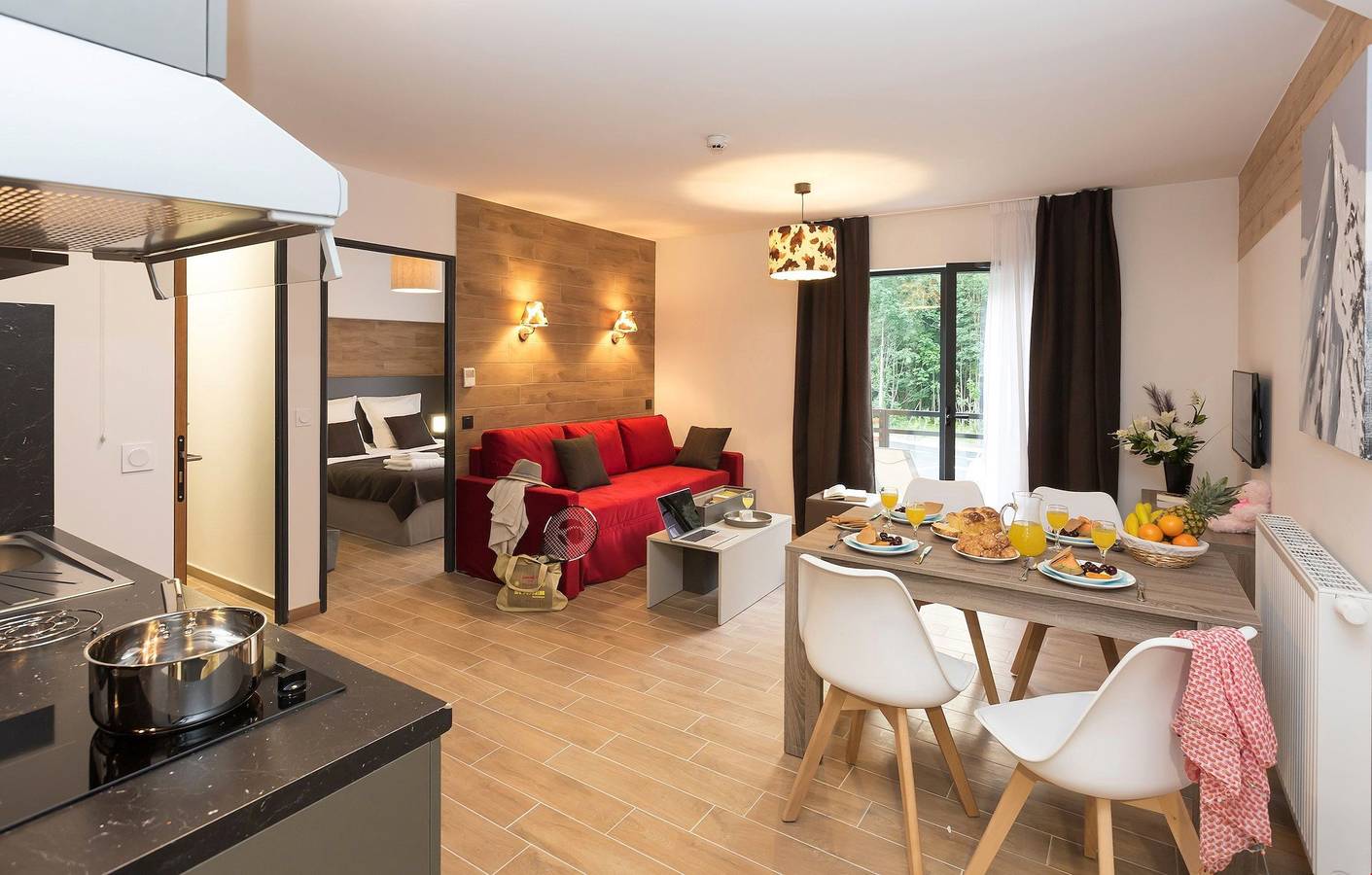 Hel lägenhet, Odalys Prestige Residence Isatis - Long Stays in Brevent-Flegere, Chamonix-Mont-Blanc