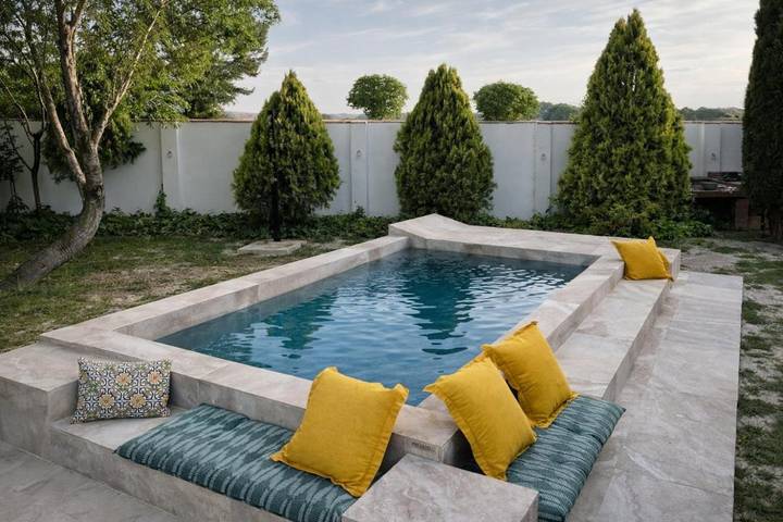 Casa rural para 4 personas, con jardín además de piscina y vistas, Se admiten mascotas en La Alcarria - 2