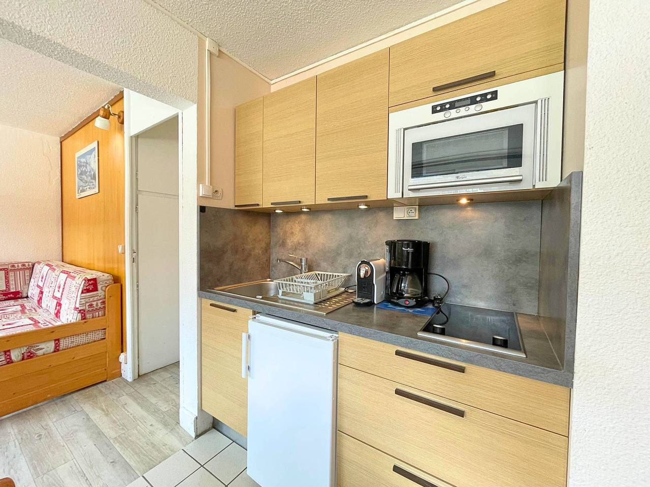 Ganzes Studio, Les Menuires Studio für 4 Pers, Haustiere erlaubt und Skiraum in Les Menuires, Saint-Martin-de-Belleville