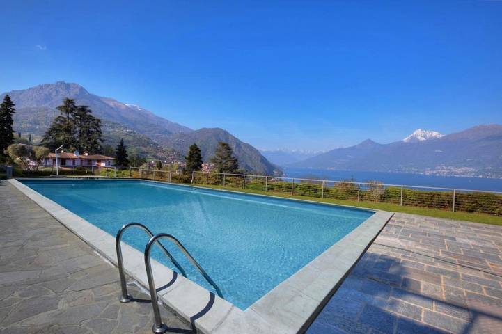 Location de vacances pour 4 personnes, avec terrasse et vue sur le lac ainsi que piscine et vue dans Menaggio - 3
