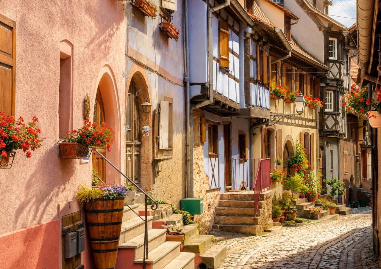 Appartement "L'atypique d'Eguisheim" met wifi en airconditioning, foto 10