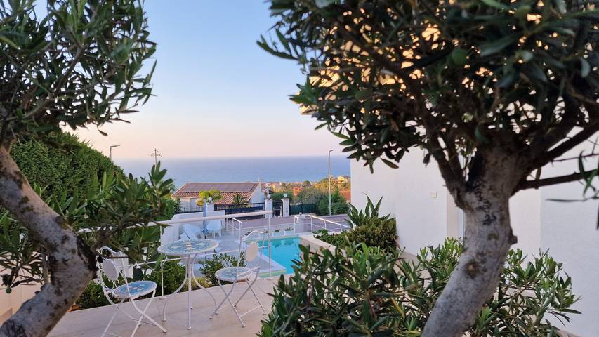 "Villa Taliala" mit Meerblick, privater Terrasse und privatem Pool in Alcamo, Trapani Provinz