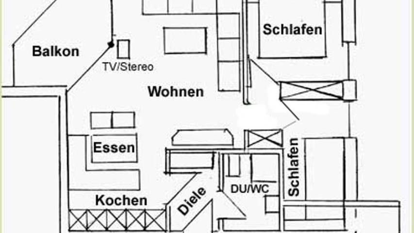 Ferienwohnung für 3 Personen, mit Garten in Burgberg im Allgäu - 2