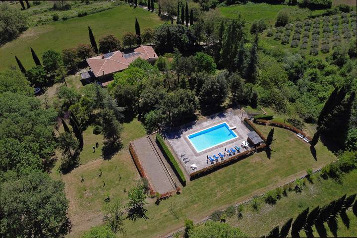 Villa für 10 Personen, mit Pool, mit Haustier in der Toskana