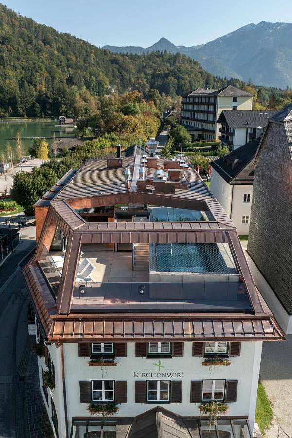 Hotel für 2 Personen, mit Sauna und Pool sowie Seeblick, mit Haustier in Strobl