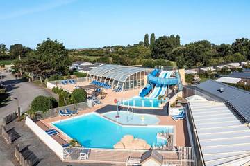 Camping für 4 Personen, mit Sauna und Terrasse, kinderfreundlich in der Normandie