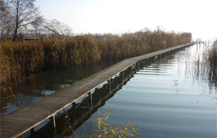 Gartenterrasse Rückzug in der Nähe von Strand, Fluss, See in Wolzig, Heidesee