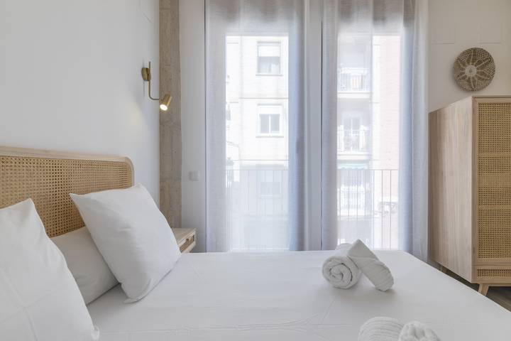 Apartamento para 4 personas, con balcón en La Malvarrosa