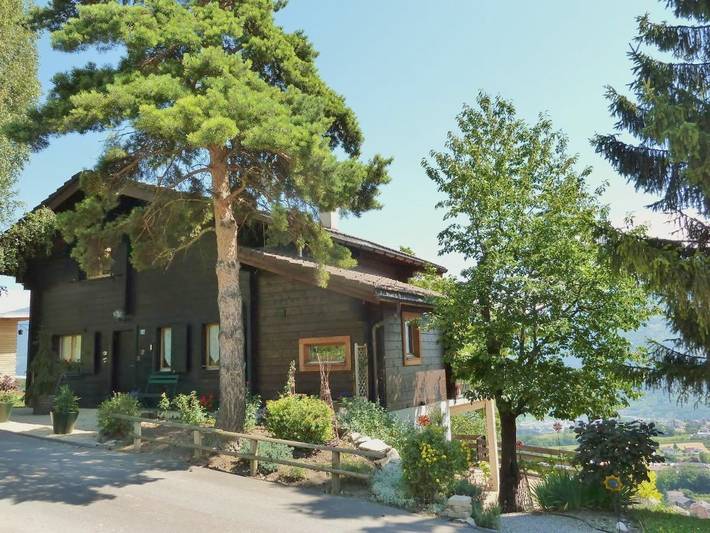 Gîte pour 2 personnes, avec terrasse et vue à Savièse