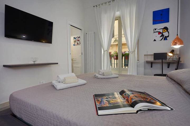 B&b voor 2 personen, met balkon en uitzicht, met huisdier in Palermo