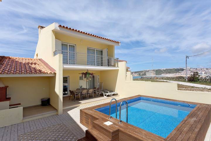 Casa de férias para 6 pessoas, com Varanda e Jardim na Nazaré