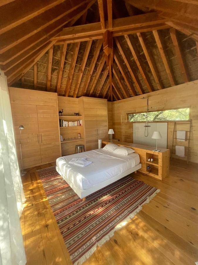 Tente pour 2 personnes, avec Terrasse et Jardin ainsi que Piscine et Vue
