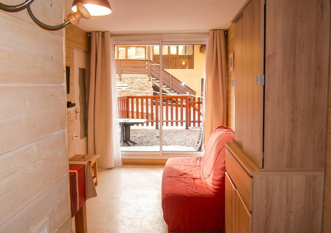 Appartement entier, Appartement confortable à Le Dévoluy 28 m² avec vue montagne in La Joue du Loup, Le Dévoluy