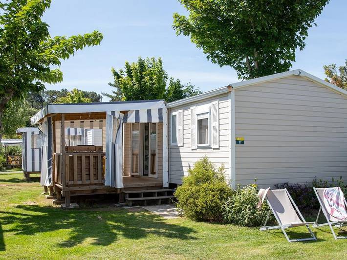 Camping Les Dinosaures - Mobilheim 8 personen - Cottage Detente 4ch 8 pers in Talmont-Saint-Hilaire, Vendée