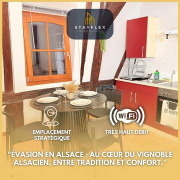 Gîte pour 4 personnes à Rouffach