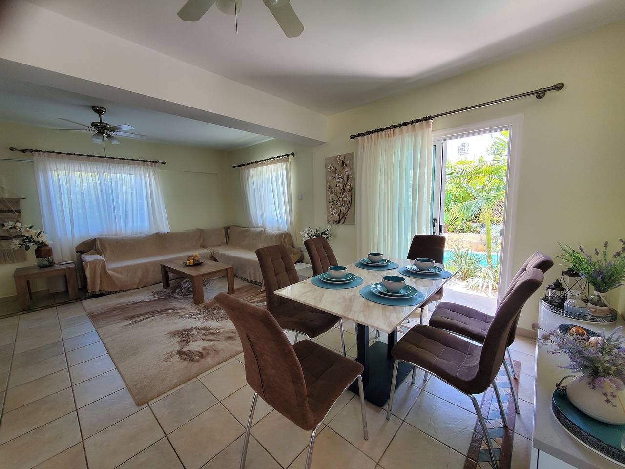 Villa per 6 persone con vista oceano in Protaras, Sud di Cipro