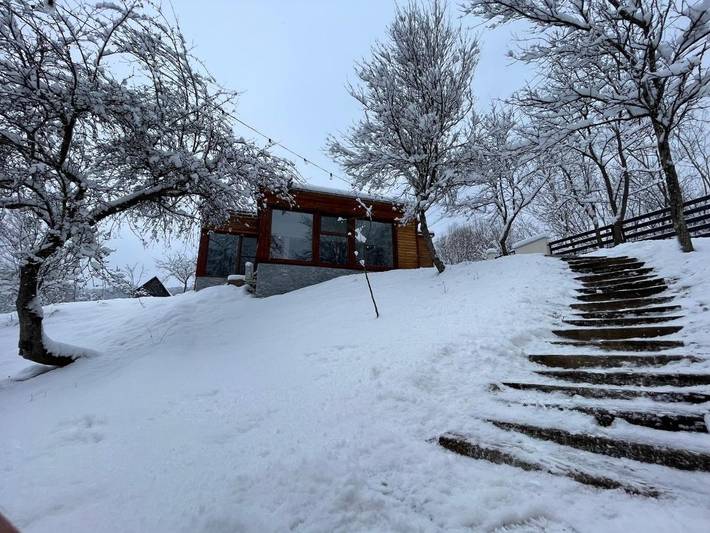 Bungalow für 6 Personen, mit Ausblick und Garten, mit Haustier in Rumänien