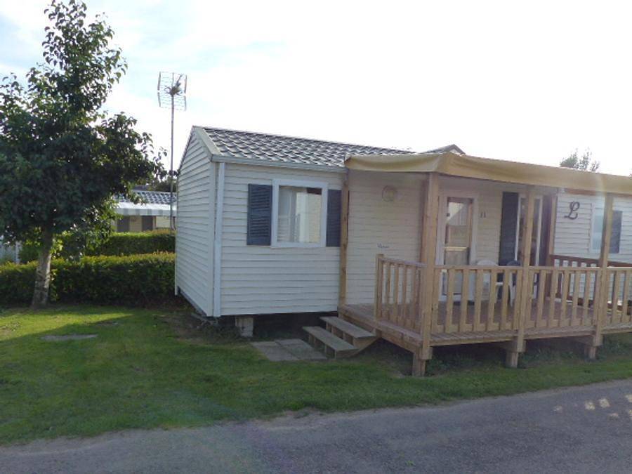 Camping La Roche Percée - Mobilhome 6 personnes - Confort 3 chambres - Terrasse in Fouesnant, Côte de Cornouaille