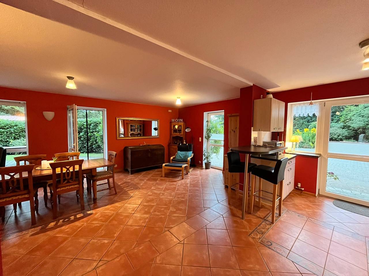 Ganze Wohnung, Ferienwohnung 'Cattle Barn - Leben Auf Dem Hof' mit Meerblick, privater Terrasse und Wlan in Tröndel, Südliche Ostseeküste