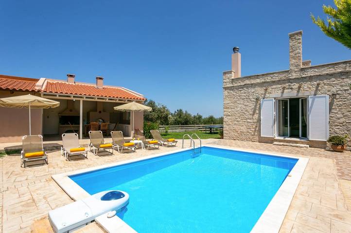 Villa voor 6 personen met tuin in Rethymno (City), Rethymno en omgeving