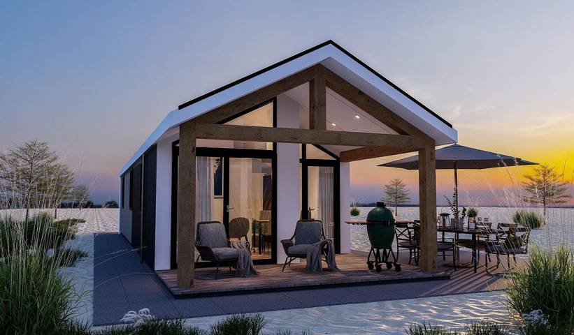 Vakantiehuis voor 6 personen, met terras en balkon/terras - 1