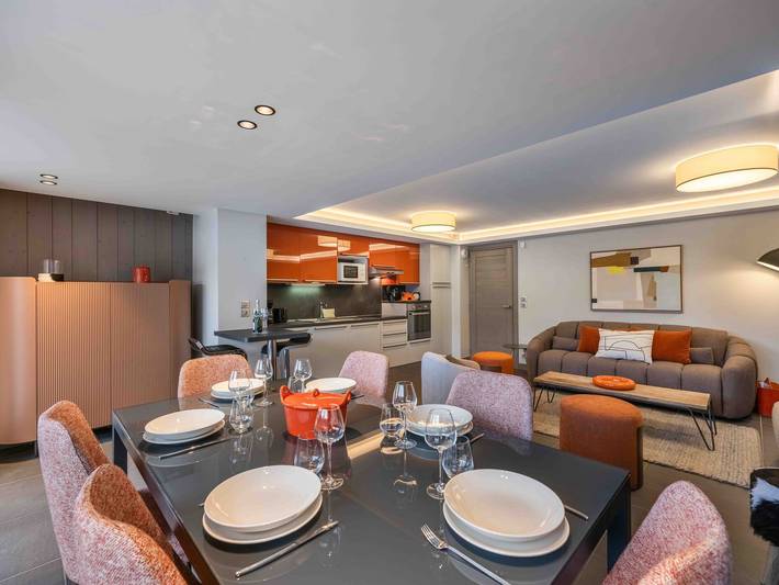 Apartamento entero, Apartamento de diseño en el centro de Moriond, hasta 6 personas in Courchevel 1650 (Moriond), Saint-Bon-Tarentaise