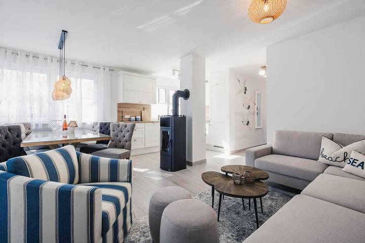 Ferienhaus für 7 Personen, mit Terrasse und Garten sowie Sauna in Zingst