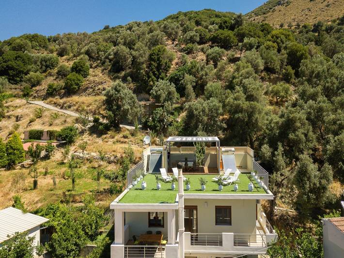 Ferienhaus für 6 Personen, mit Balkon und Terrasse
