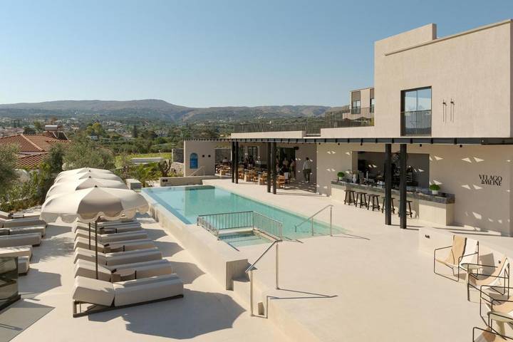 Hôtel pour 2 personnes, avec Balcon et Terrasse ainsi que Jardin et Piscine