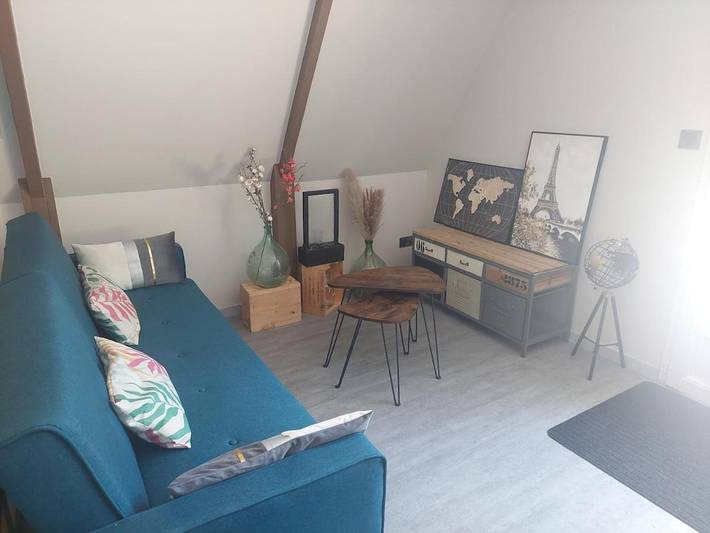 Maison de campagne pour 6 personnes, avec terrasse dans Pezou