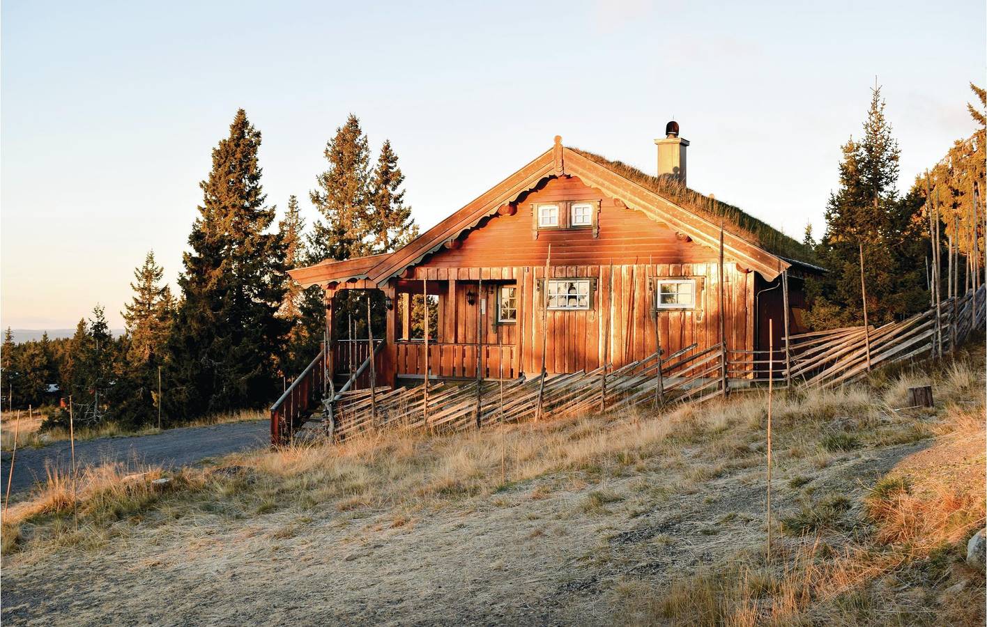 Ferienhaus für 4 Personen mit Terrasse in Sjusjoen, Ringsaker