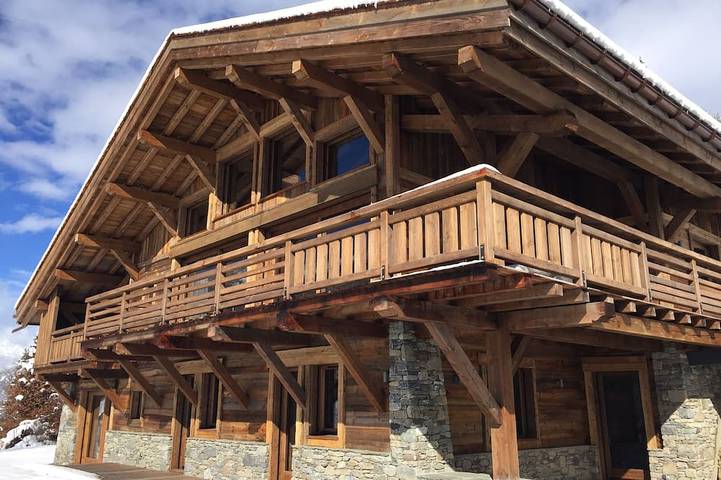 Chalet pour 12 personnes, avec jardin et balcon à Les Contamines-Montjoie