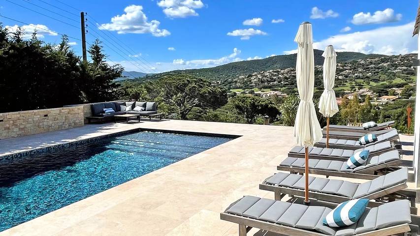 Villa voor 10 personen, met tuin en zwembad, met huisdier in Sainte-Maxime