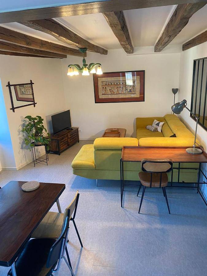 Appartement de vacances pour 6 personnes, avec Terrasse ainsi que Jardin et Vue